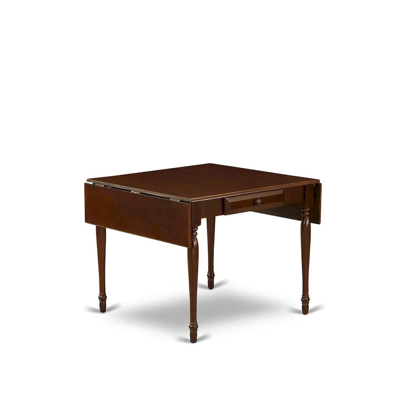 Ensemble de salle à manger East West Furniture comprenant une table rectangulaire à abattants et des chaises (options de finition).
