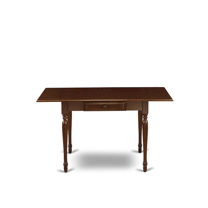 Ensemble de salle à manger East West Furniture comprenant une table rectangulaire à abattants et des chaises (options de finition).