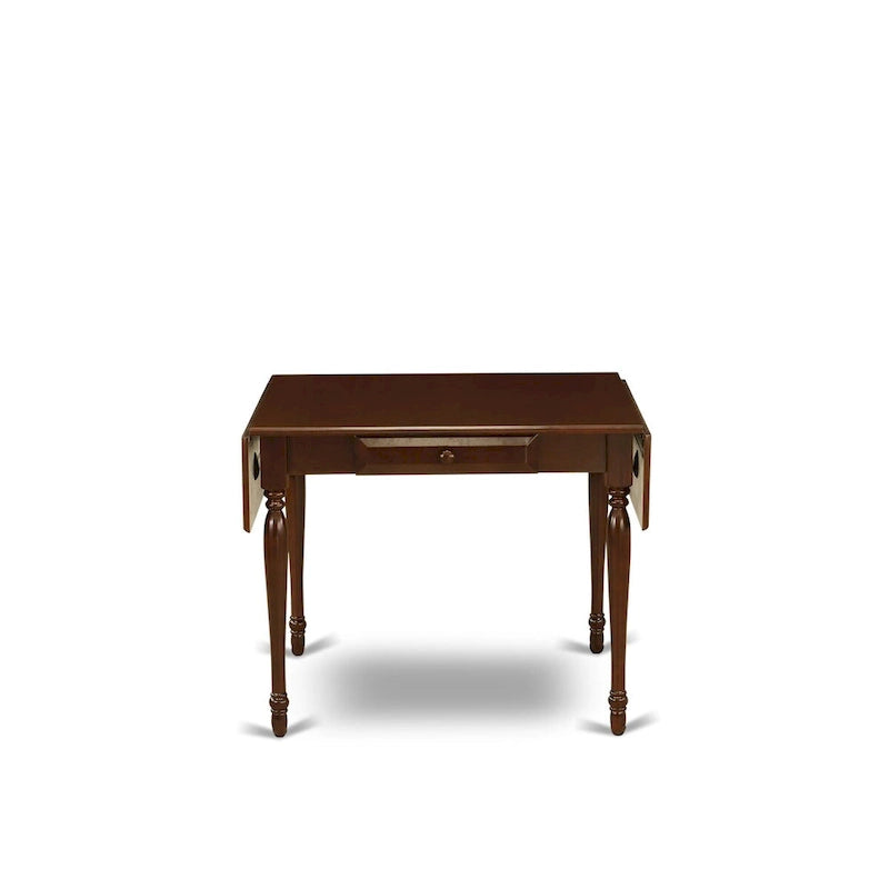 Ensemble de salle à manger East West Furniture comprenant une table rectangulaire à abattants et des chaises (options de finition).