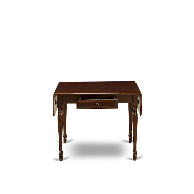 Ensemble de salle à manger East West Furniture comprenant une table rectangulaire à abattants et des chaises (options de finition).