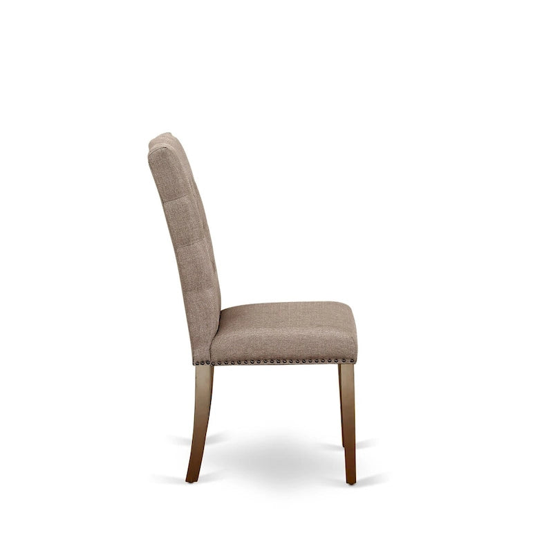Ensemble de salle à manger East West Furniture comprenant une table rectangulaire à abattants et des chaises (options de finition).