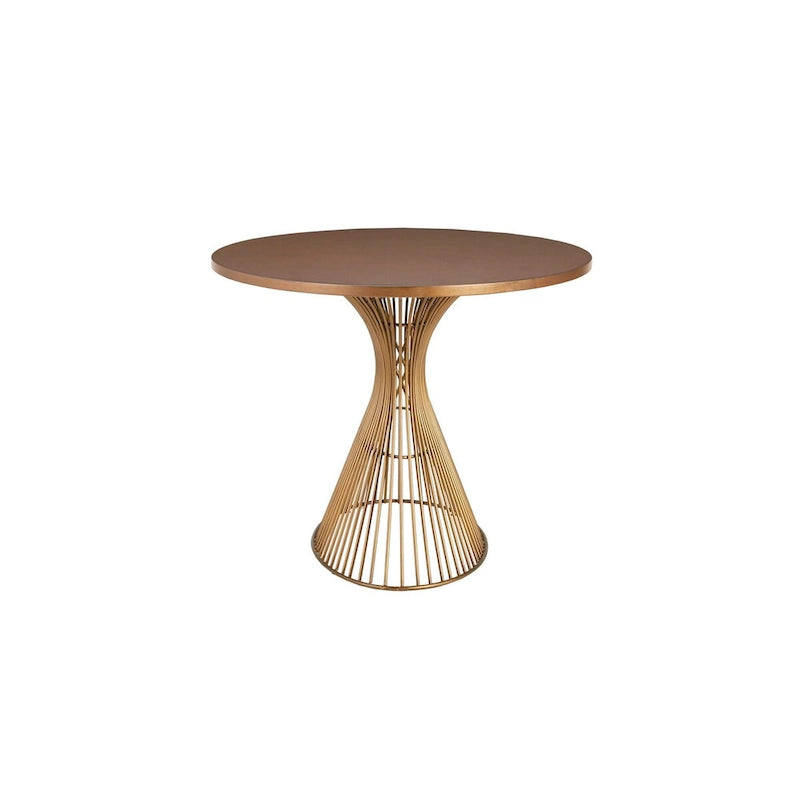 Table de salle à manger ovale en bronze Mercer d'INK+IVY