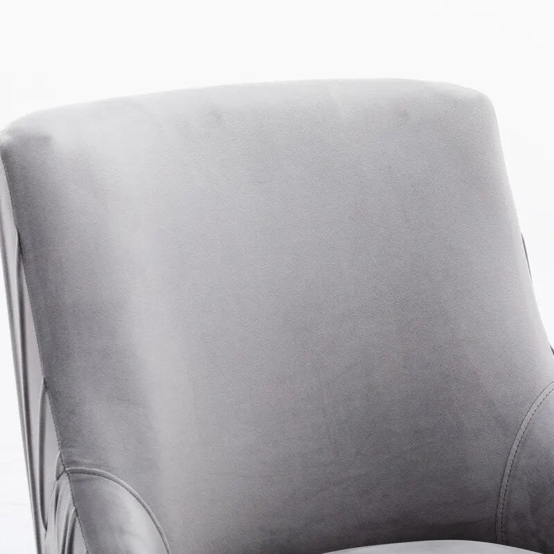 Ensemble de 8 chaises de salle à manger SEYNAR en velours glamour moderne, chaise de coiffeuse capitonnée pour salon (table non incluse)