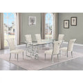 Ensemble de salle à manger Best Quality Furniture D223/4-SC320-7 avec 95 verres de 15 mm