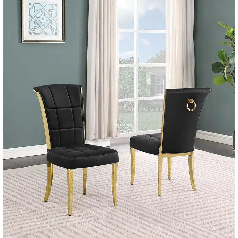Ensemble de salle à manger Best Quality Furniture D223/4-SC320-7 avec 95 verres de 15 mm