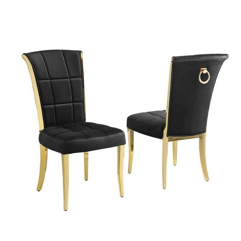Ensemble de salle à manger Best Quality Furniture D223/4-SC320-7 avec 95 verres de 15 mm