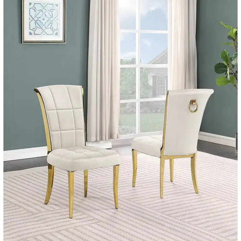 Ensemble de salle à manger Best Quality Furniture D223/4-SC320-7 avec 95 verres de 15 mm