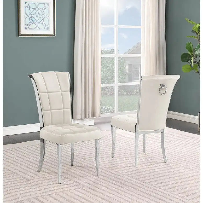Ensemble de salle à manger Best Quality Furniture D223/4-SC320-7 avec 95 verres de 15 mm