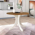 Table de salle à manger ronde en bois massif