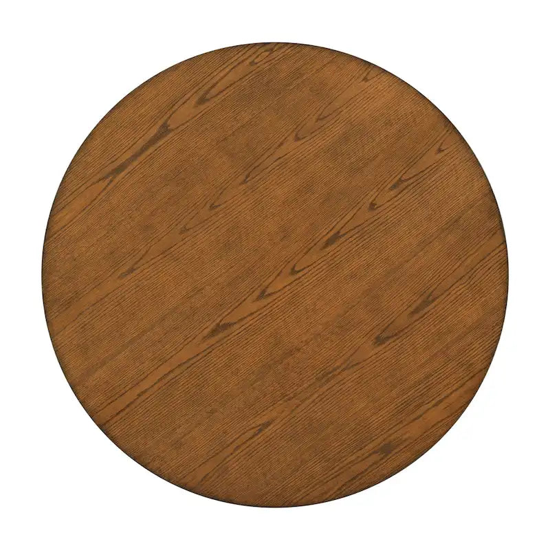 Table de salle à manger ronde en bois massif