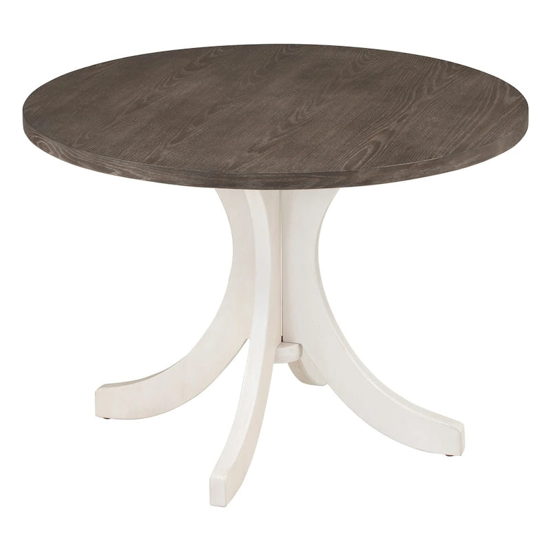 Table de salle à manger ronde en bois massif