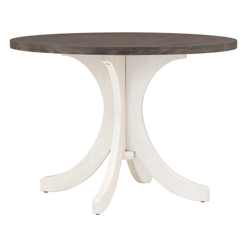 Table de salle à manger ronde en bois massif