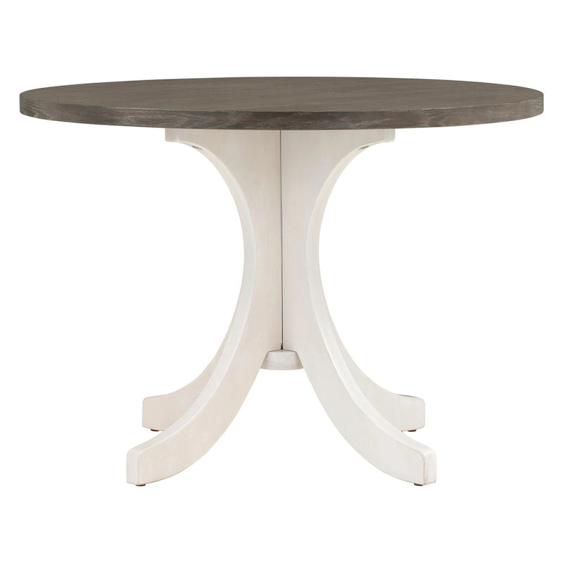 Table de salle à manger ronde en bois massif