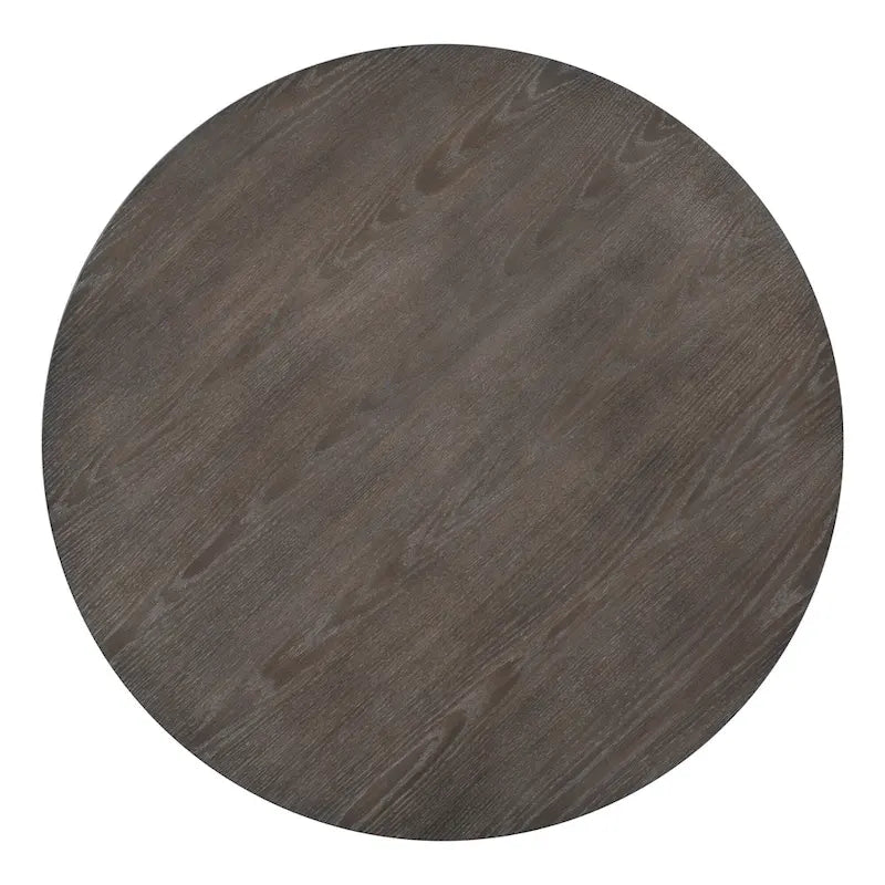 Table de salle à manger ronde en bois massif