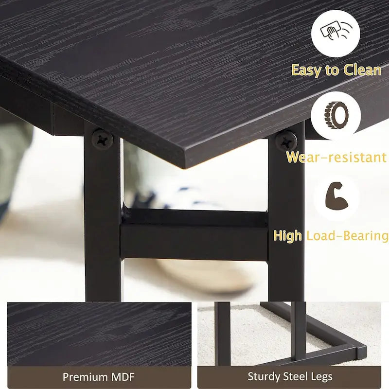 Ensemble de salle à manger Javlergo 4 pièces, table de cuisine gain de place avec banc et deux tabourets pour 4 personnes