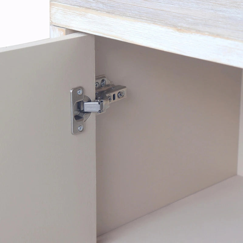 Buffet en bois de style campagnard à 4 portes