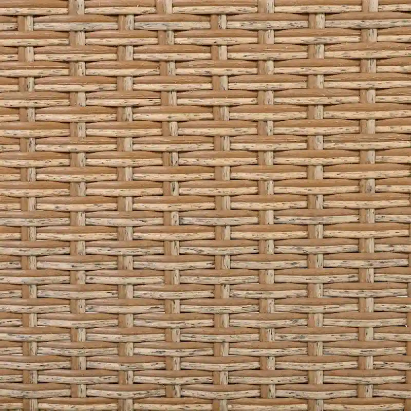 Fauteuil de jardin pivotant en rotin en forme d'œuf avec fonction bascule et coussins