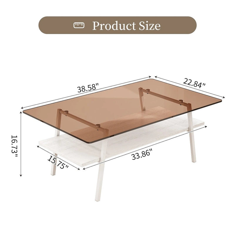 Table basse rectangulaire