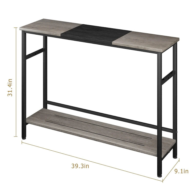 Table d'entrée à 2 niveaux