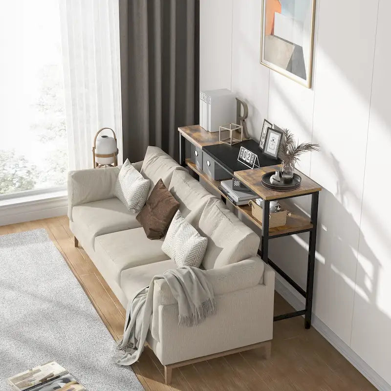 Table d'entrée à 2 niveaux