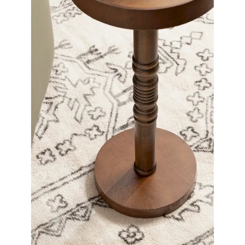 Table d'appoint piédestal Kate and Laurel Bellport - 10x10x22