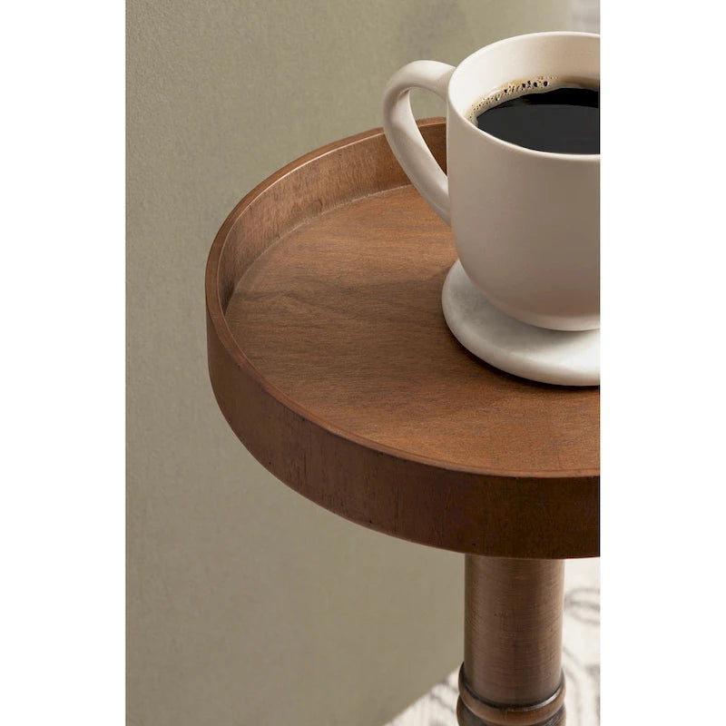 Table d'appoint piédestal Kate and Laurel Bellport - 10x10x22