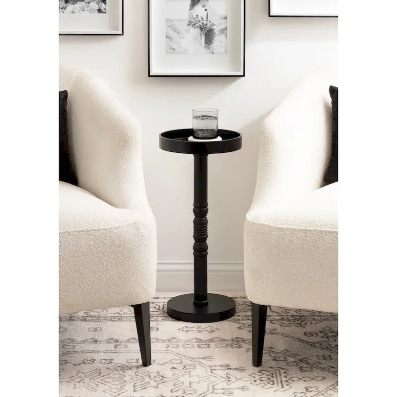Table d'appoint piédestal Kate and Laurel Bellport - 10x10x22