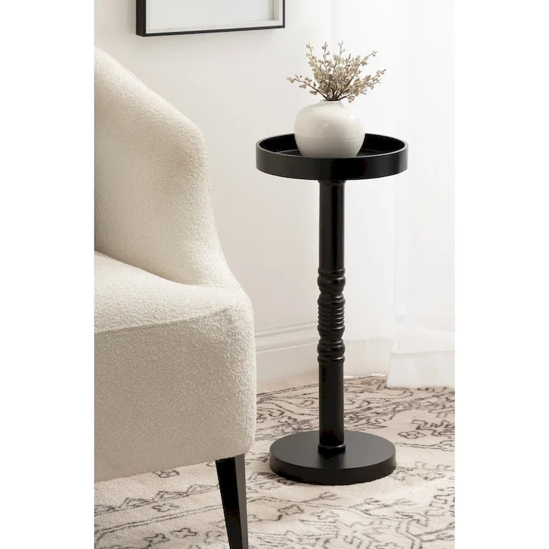 Table d'appoint piédestal Kate and Laurel Bellport - 10x10x22