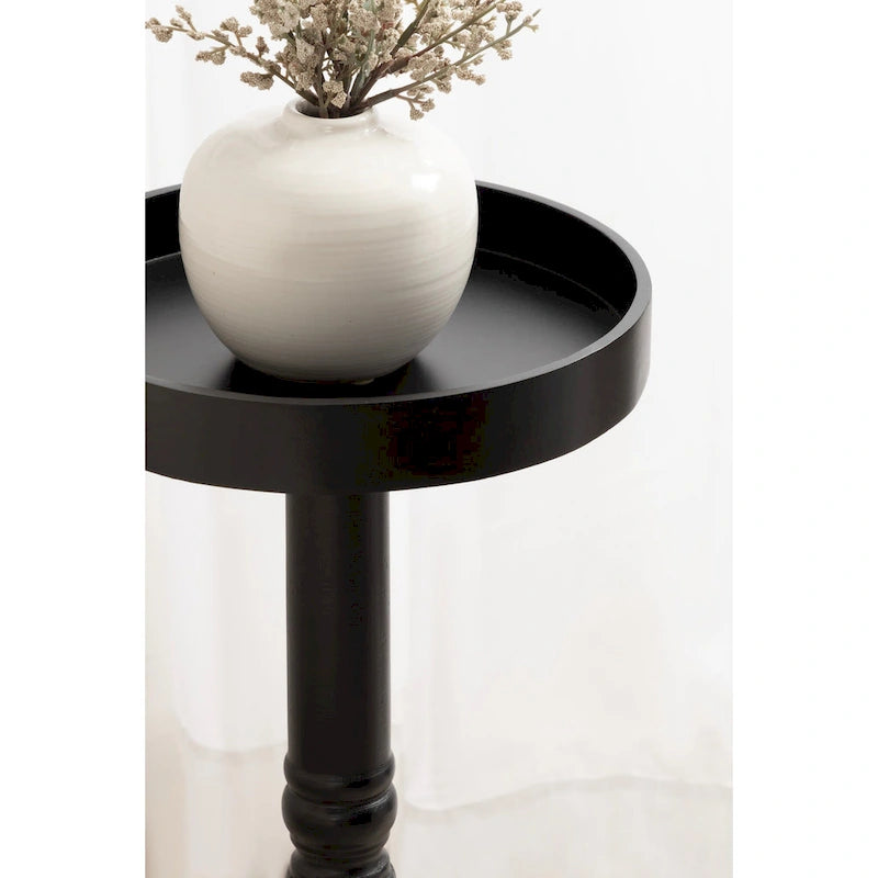 Table d'appoint piédestal Kate and Laurel Bellport - 10x10x22