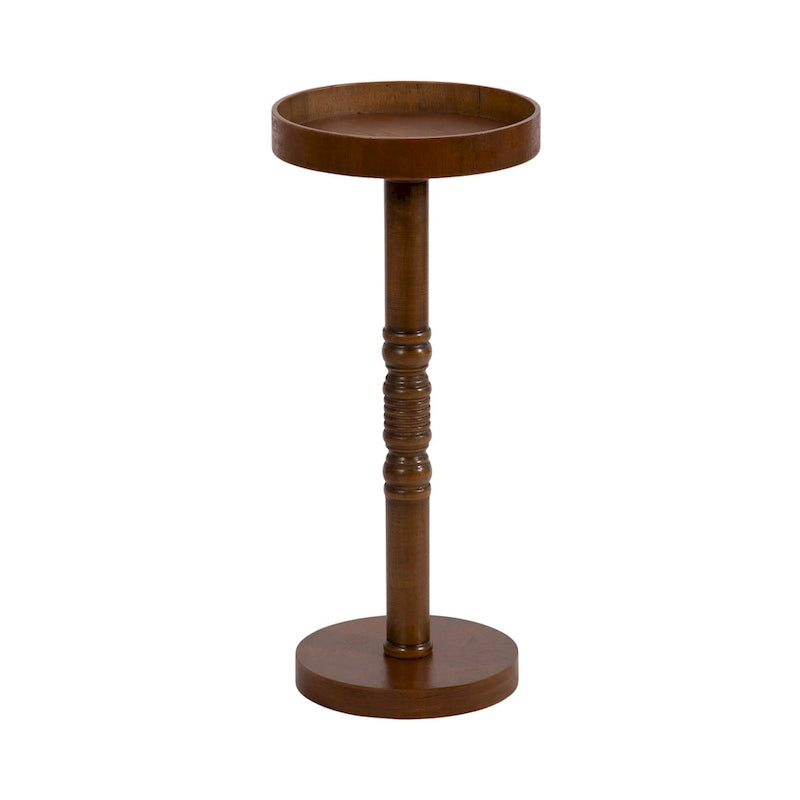 Table d'appoint piédestal Kate and Laurel Bellport - 10x10x22