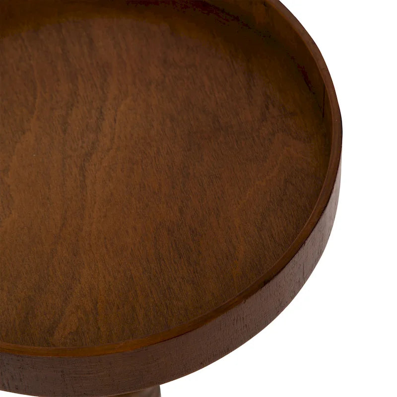 Table d'appoint piédestal Kate and Laurel Bellport - 10x10x22