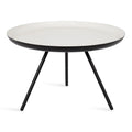Table basse ronde en métal Kate and Laurel Laranya - 25 cm de diamètre