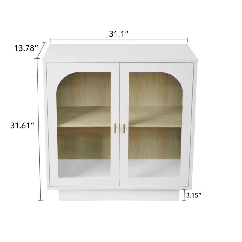 Armoire de rangement avec porte en acrylique pour salon, salle à manger, bureau