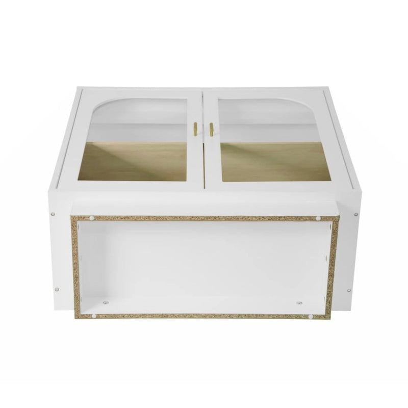 Armoire de rangement avec porte en acrylique pour salon, salle à manger, bureau