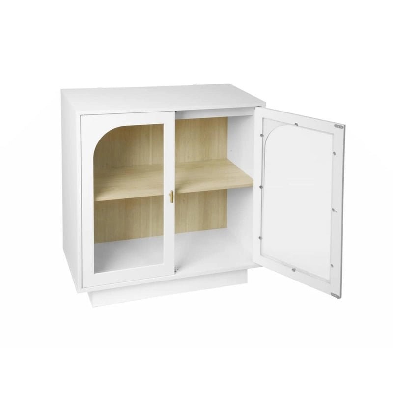 Armoire de rangement avec porte en acrylique pour salon, salle à manger, bureau