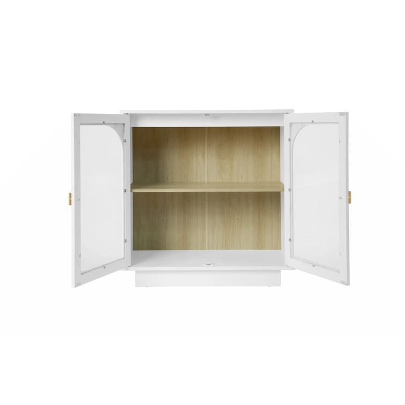 Armoire de rangement avec porte en acrylique pour salon, salle à manger, bureau