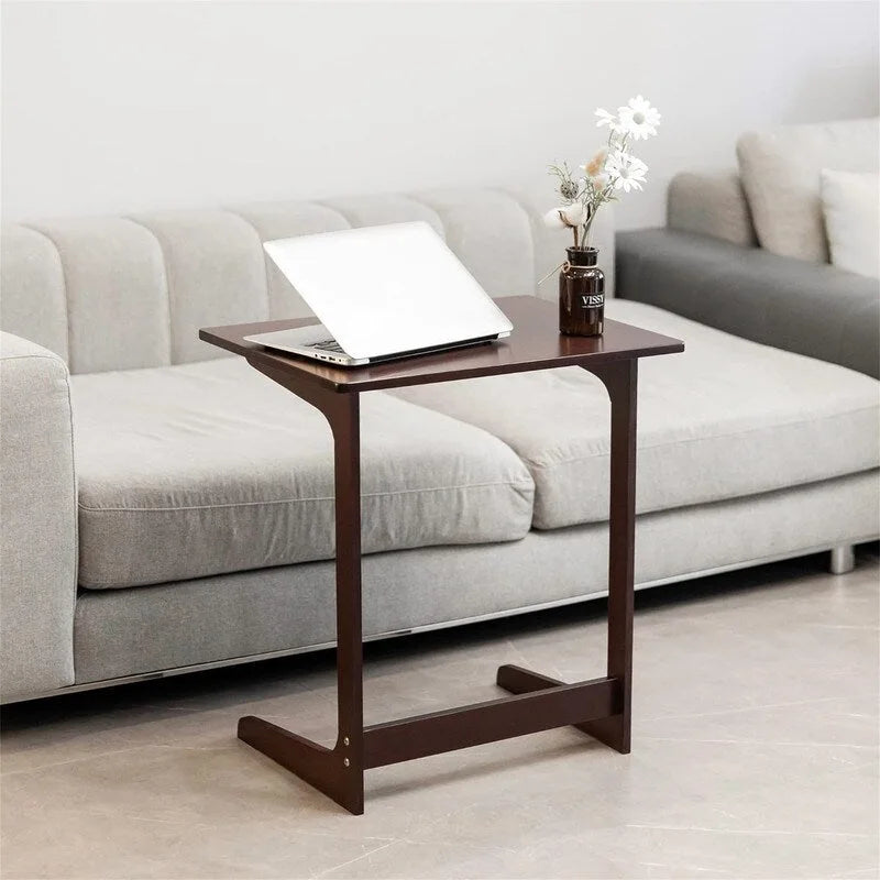 Table d'appoint en forme de C - 15,75 po P x 23,6 po L x 25,6 po H