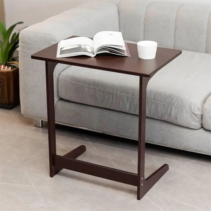 Table d'appoint en forme de C - 15,75 po P x 23,6 po L x 25,6 po H