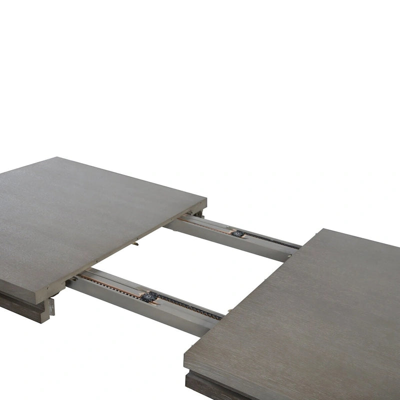 Ensemble de table à manger extensible 7 pièces Cruz gris transitionnel de Furniture of America