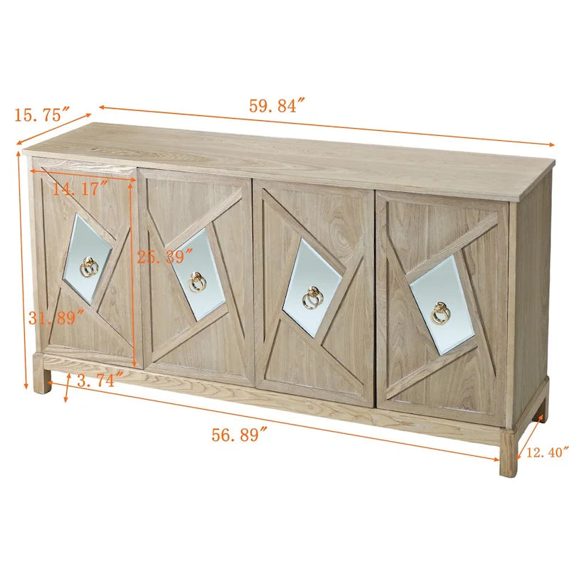 Armoire moderne à 4 portes