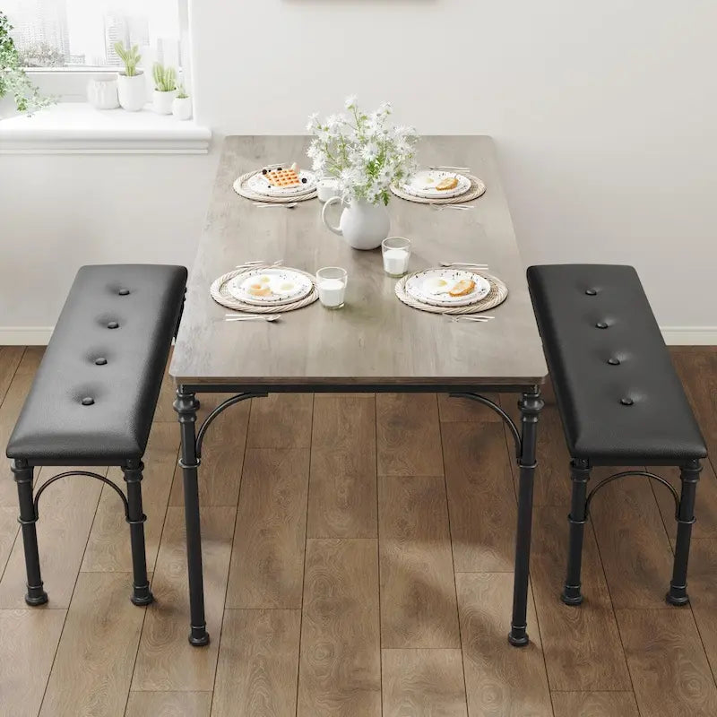 Ensemble table et chaises de salle à manger pour 4 personnes