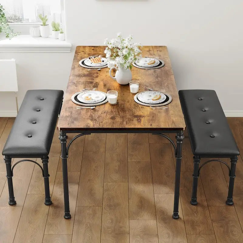 Ensemble table et chaises de salle à manger pour 4 personnes