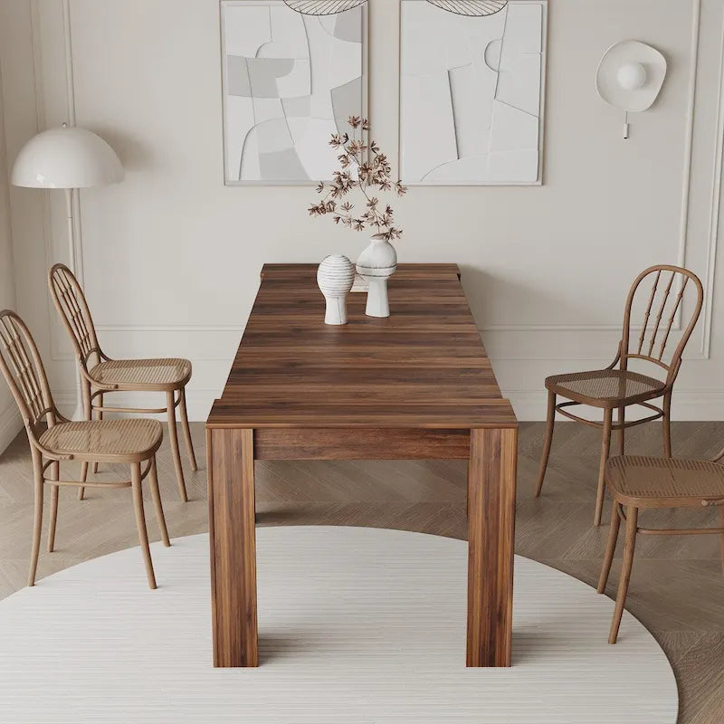 Table console extensible multifonctionnelle