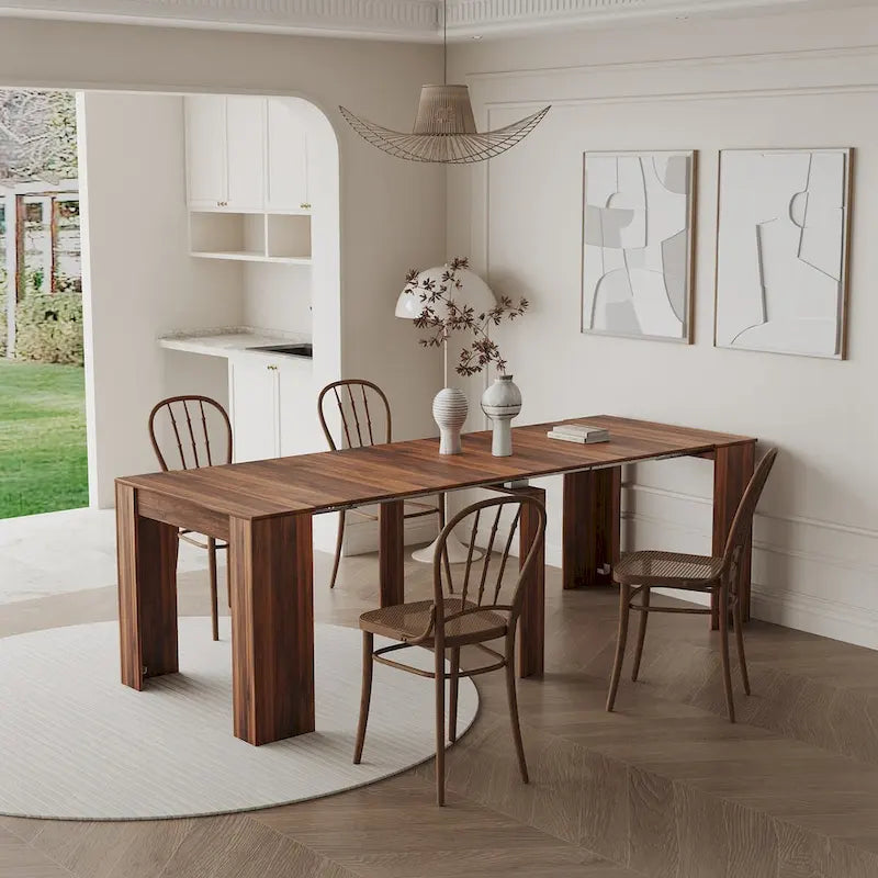 Table console extensible multifonctionnelle