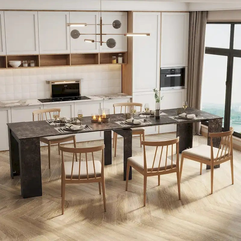 Table console extensible multifonctionnelle