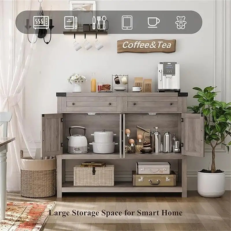 Buffet - 14,96 cm (P) x 47,24 cm (L) x 38,58 cm (H)