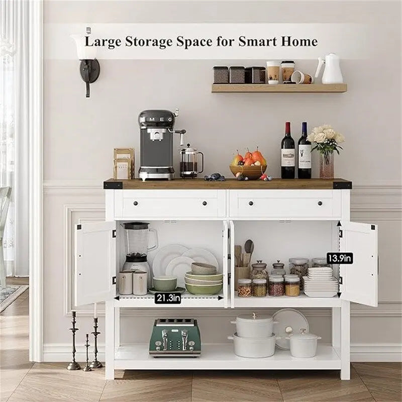 Buffet - 14,96 cm (P) x 47,24 cm (L) x 38,58 cm (H)