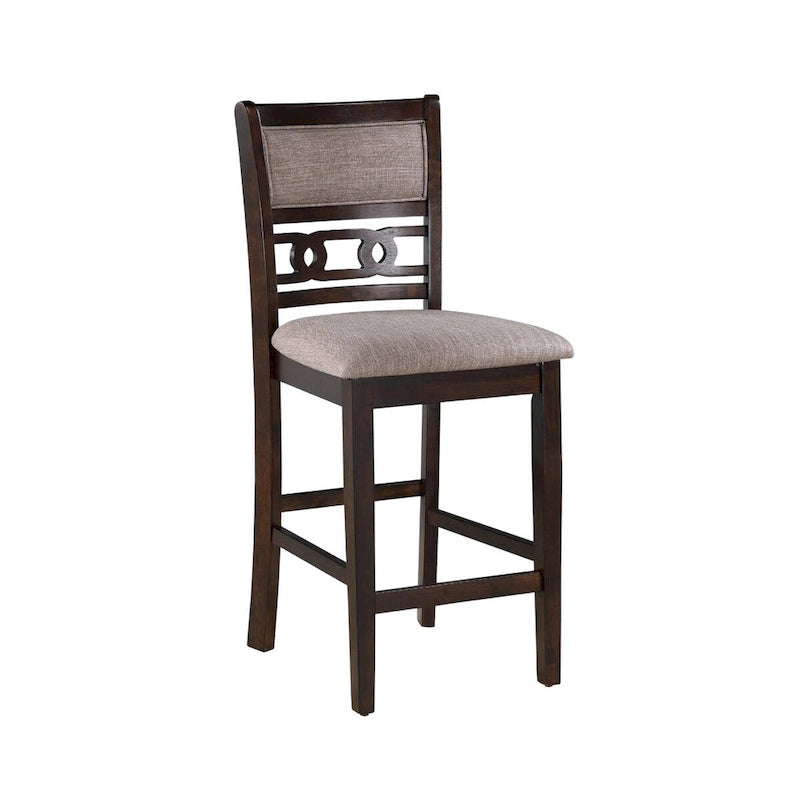 Ensemble table et comptoir Gary 42 pouces, 5 pièces, brun cerisier