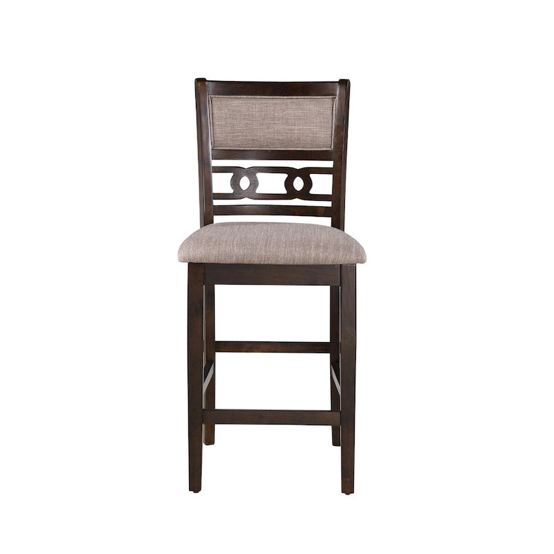 Ensemble table et comptoir Gary 42 pouces, 5 pièces, brun cerisier