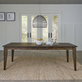 Table rectangulaire rustique marron Midland Falls